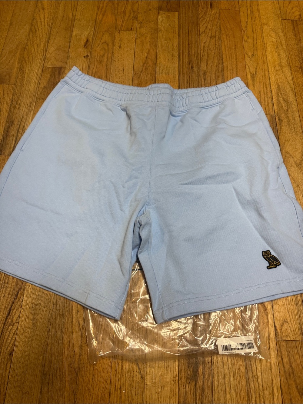 OVO Pale Blue Men's Athletic Shorts with Owl Logo. New never worn.